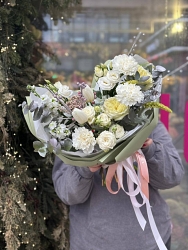 Букет в зеленых оттенках